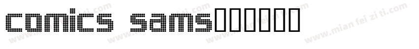 comics sams字体转换